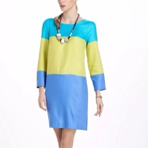 Anthropologie Maeve Colorblocked Dress - Picture 2 of 8